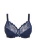 Caresse Full Cup Control Bra - Ink Blue