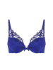 Wish Triangle Push Up Bra - Electric Blue