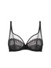 Delice Full Cup Plunge Bra - Gem Black