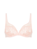 Saga Full Cup Plunge Bra - Pink Nude