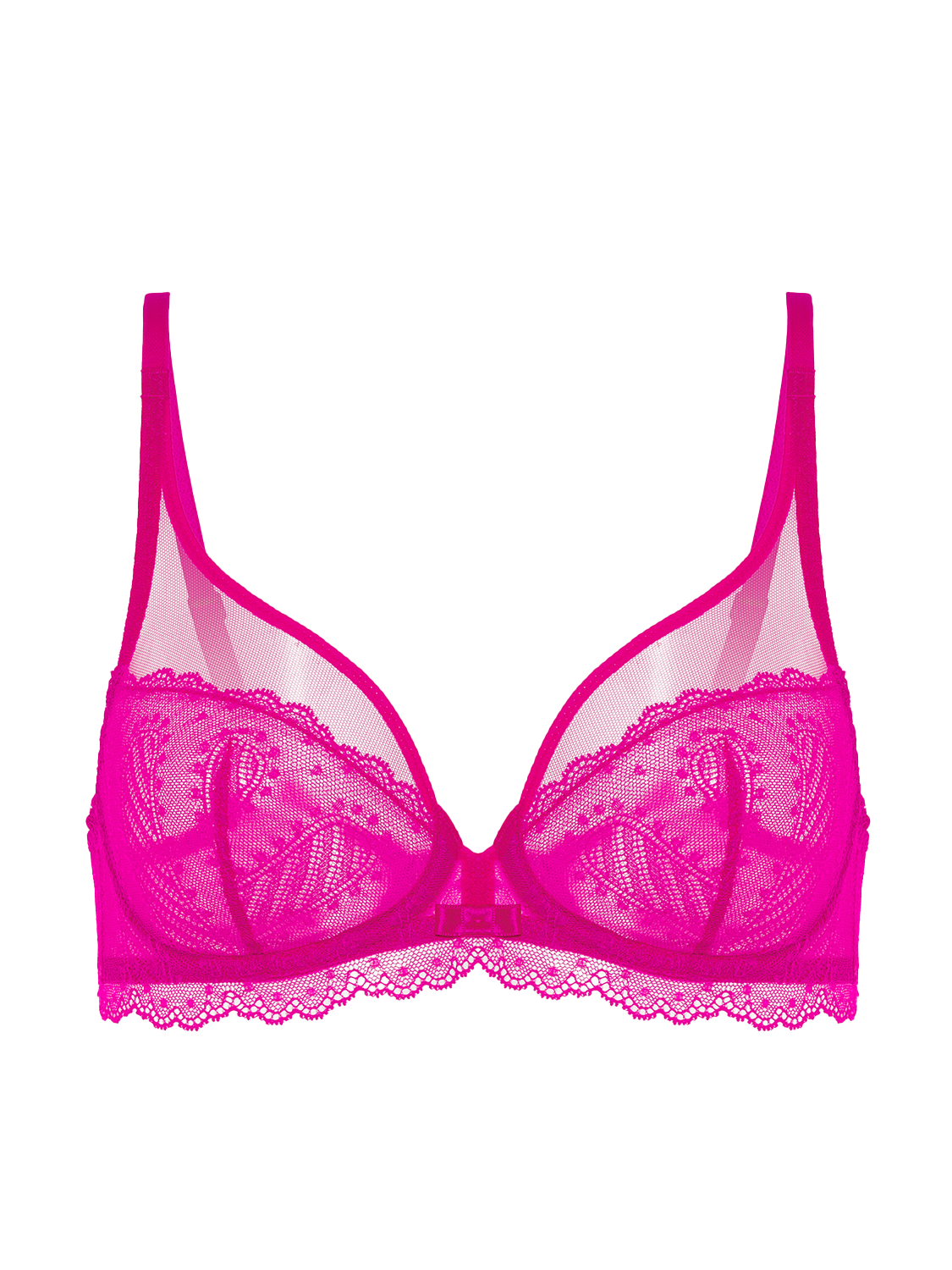 Canopee Full Cup Plunge Bra - Hibiscus Pink – Simone Pérèle