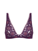 Festive Soft Cup Triangle Bra - Euphoria Purple