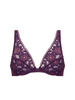 Festive Full Cup Triangle Bra - Euphoria Purple