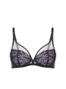 Scenario Full Cup Plunge Bra - Black