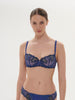 Wish Half Cup Bra - Electric Blue