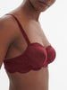 Karma Half Cup Bra - Spinel Red