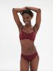 Karma Half Cup Bra - Spinel Red