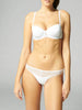 Reflet Bikini Brief - White