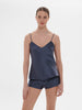 Dream Silk Camisole - Cinder Blue