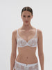 Saga Full Cup Plunge Bra - White