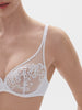 Saga Full Cup Plunge Bra - White