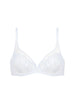 Saga Full Cup Plunge Bra - White