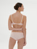 Saga Full Cup Plunge Bra - Pink Nude