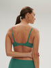 Saga Full Cup Plunge Bra - Garden Green