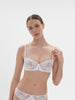 Saga Half Cup Bra - White