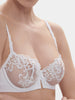 Saga Half Cup Bra - White