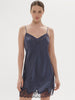 Nocturne Silk Chemise - Cinder Blue