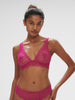 Canopee Soft Cup Triangle Bra - Hibiscus Pink