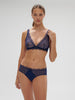 Canopee Soft Cup Triangle Bra - Midnight