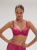 Canopee Full Cup Plunge Bra - Hibiscus Pink