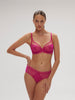 Canopee Full Cup Plunge Bra - Hibiscus Pink