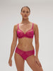 Canopee Full Cup Plunge Bra - Hibiscus Pink