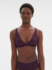 Festive Soft Cup Triangle Bra - Euphoria Purple