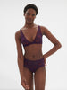 Festive Soft Cup Triangle Bra - Euphoria Purple