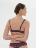 Festive Full Cup Triangle Bra - Euphoria Purple