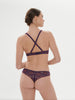 Festive Full Cup Triangle Bra - Euphoria Purple