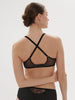 Scenario Full Cup Plunge Bra - Black