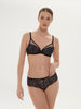 Scenario Full Cup Plunge Bra - Black