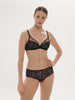 Scenario Full Cup Plunge Bra - Black