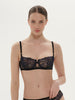 Scenario Half Cup Bra - Black