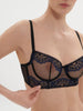 Celeste Half Cup Bra - Black