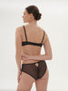 Jeanne Soft Cup Triangle Bra - Black