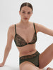 Jeanne Soft Cup Triangle Bra - Clover Green