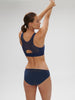 Harmony Wire Free Sports Crop - Midnight