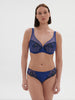 Wish Full Cup Plunge Bra - Electric Blue