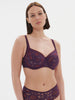 Festive Square Neck Full Cup Bra - Euphoria Purple