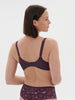 Festive Square Neck Full Cup Bra - Euphoria Purple