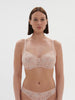 Festive Square Neck Full Cup Bra - Ballet Pink