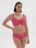 Intrigue Full Cup Control Bra - Disco Pink