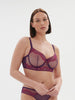 Celeste Half Cup Bra - Euphoria Purple