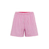 October Rose Night Short - Pink Stripes